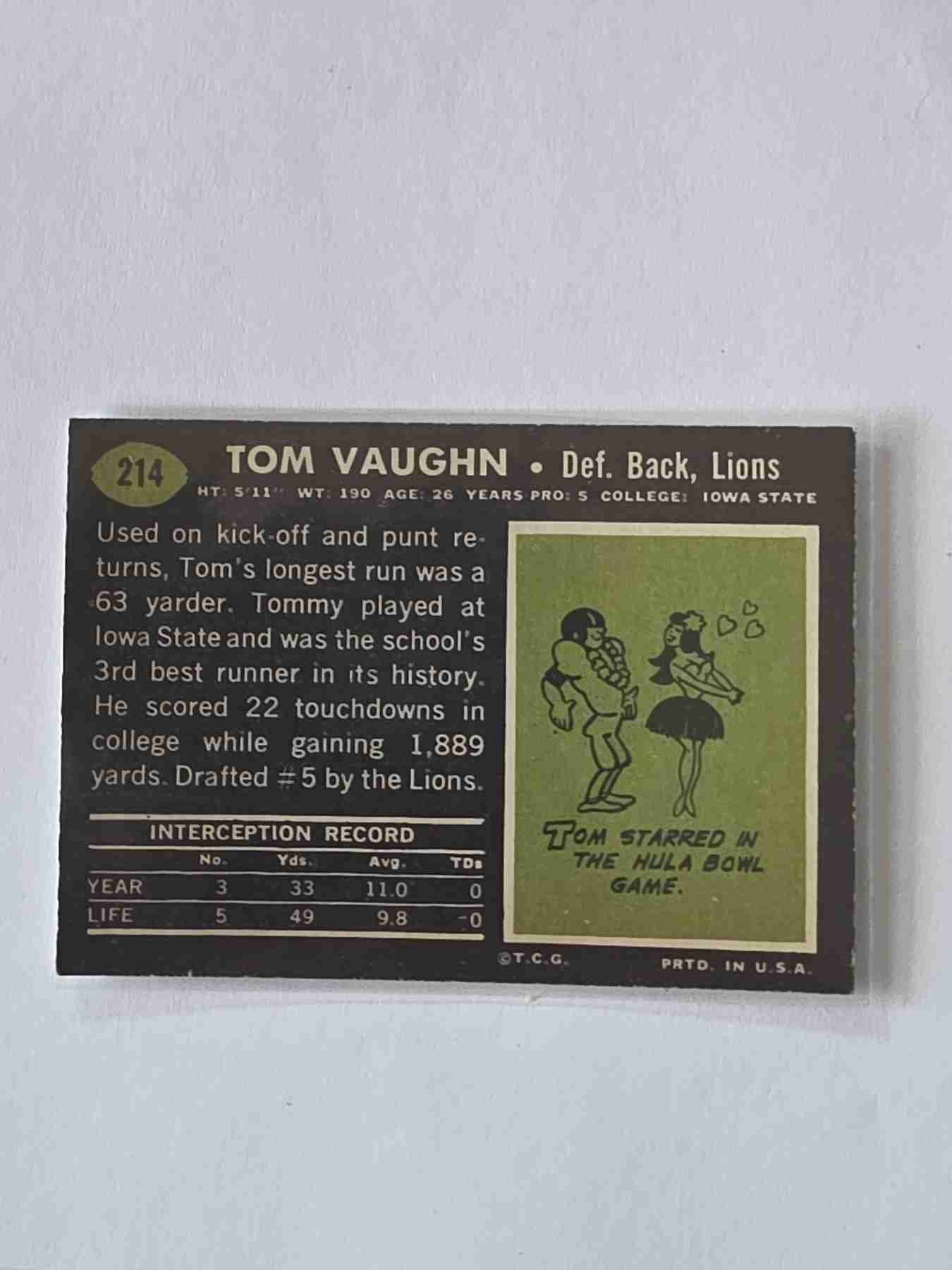 Card back
