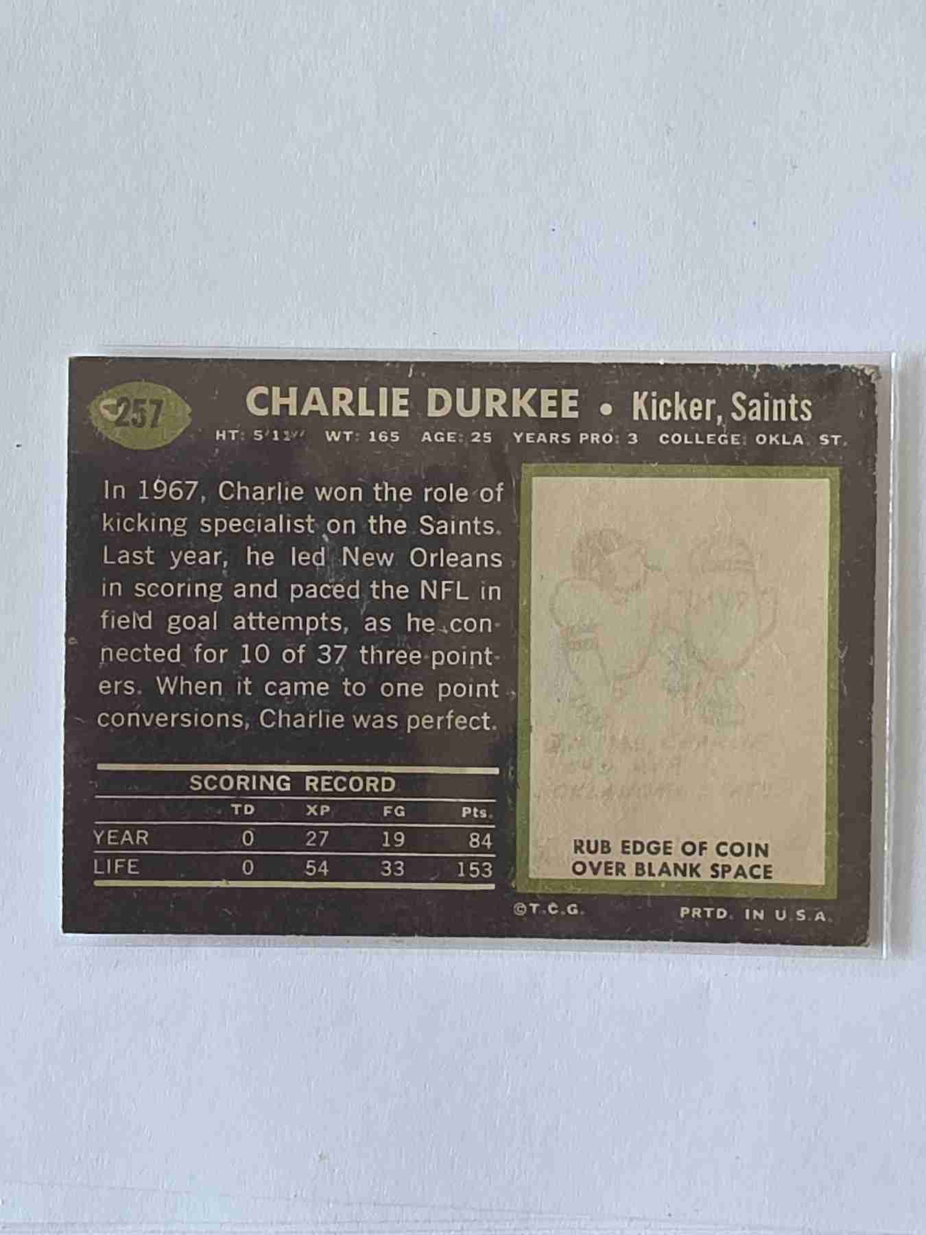 Card back