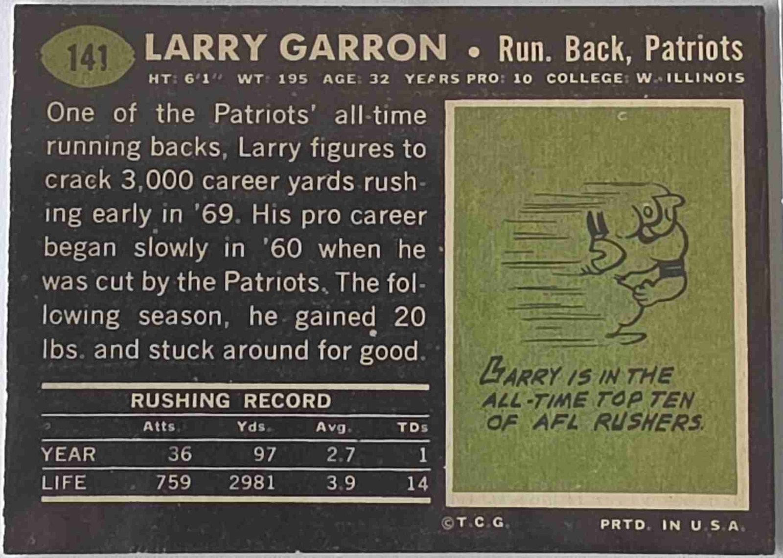 Card back