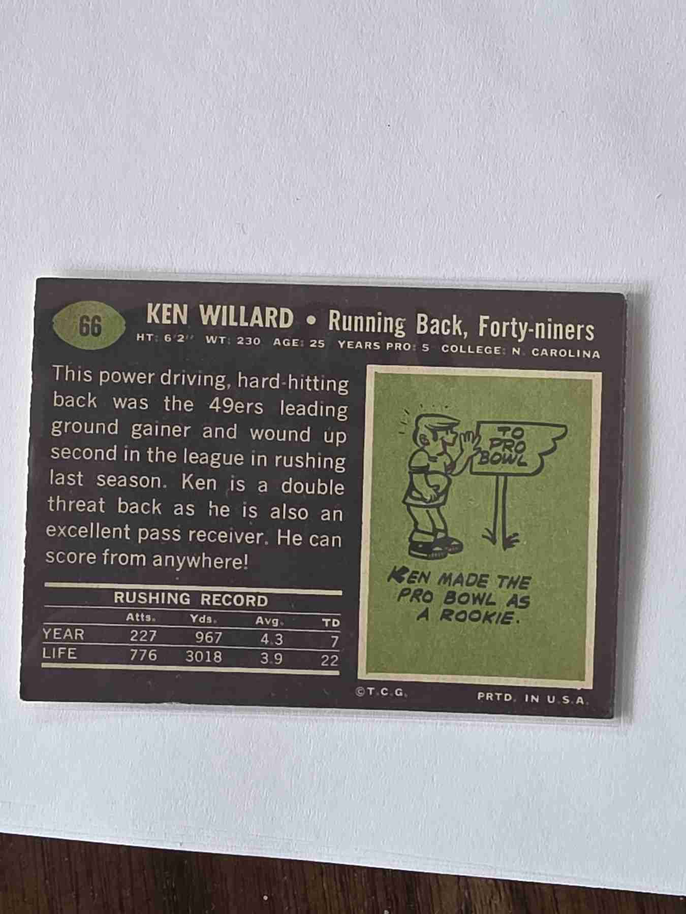 Card back
