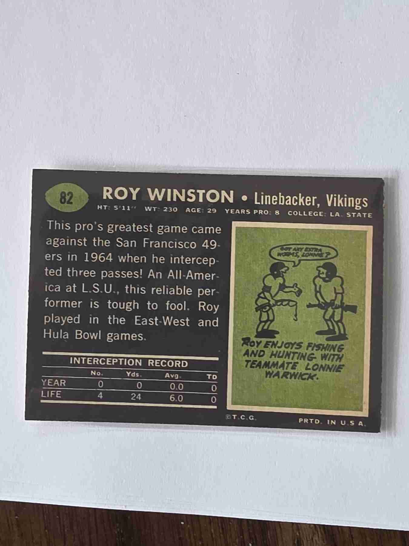Card back