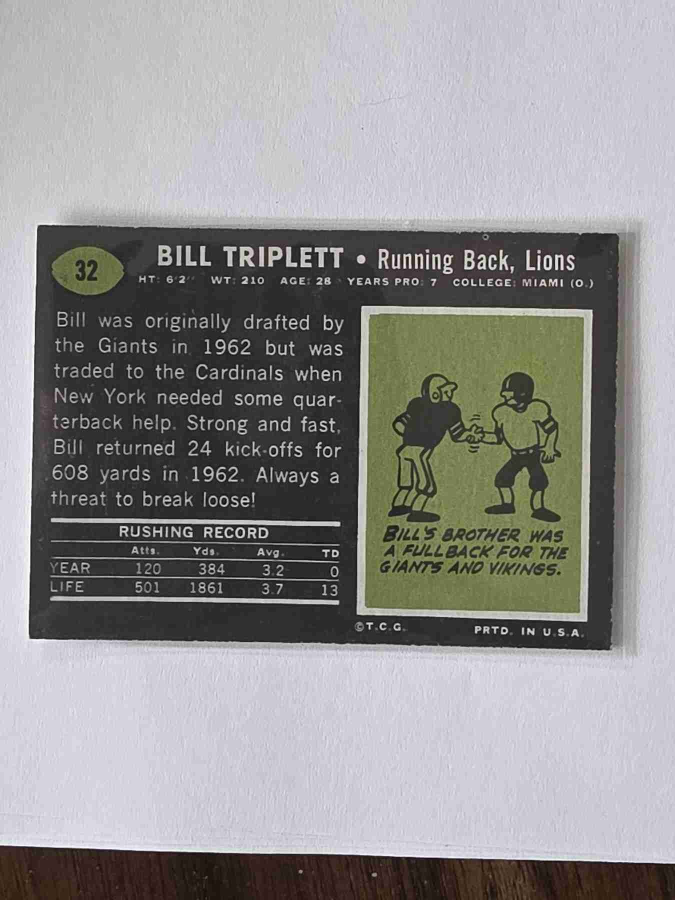 Card back