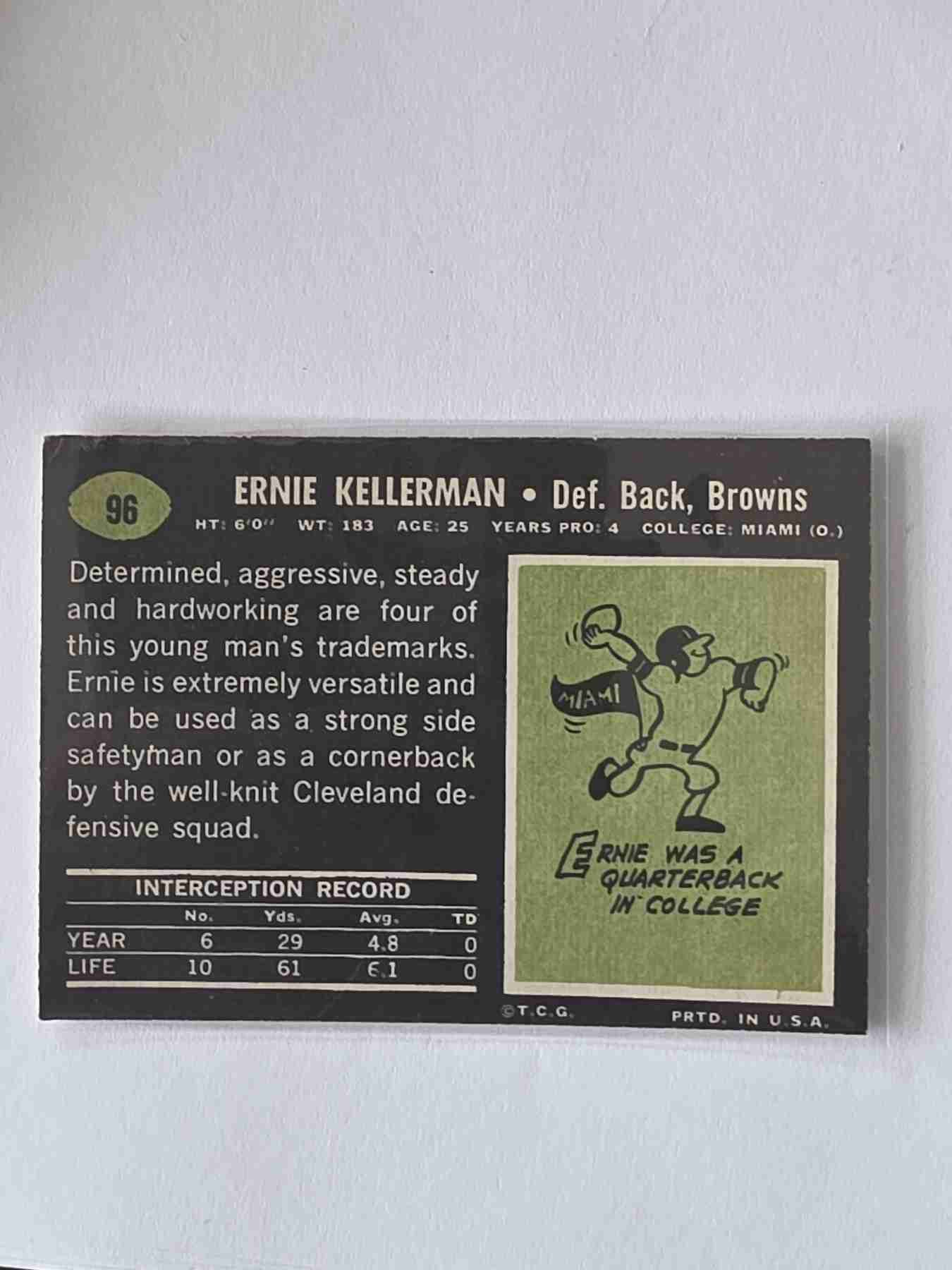 Card back