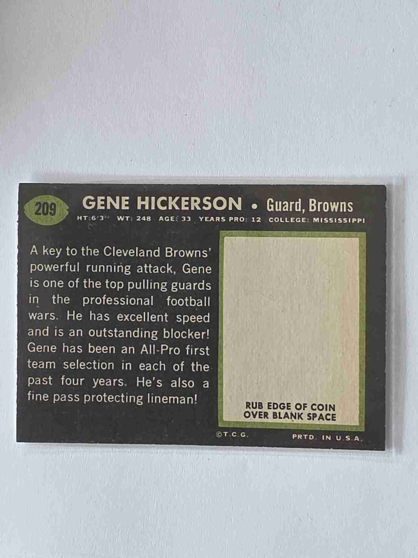 Card back