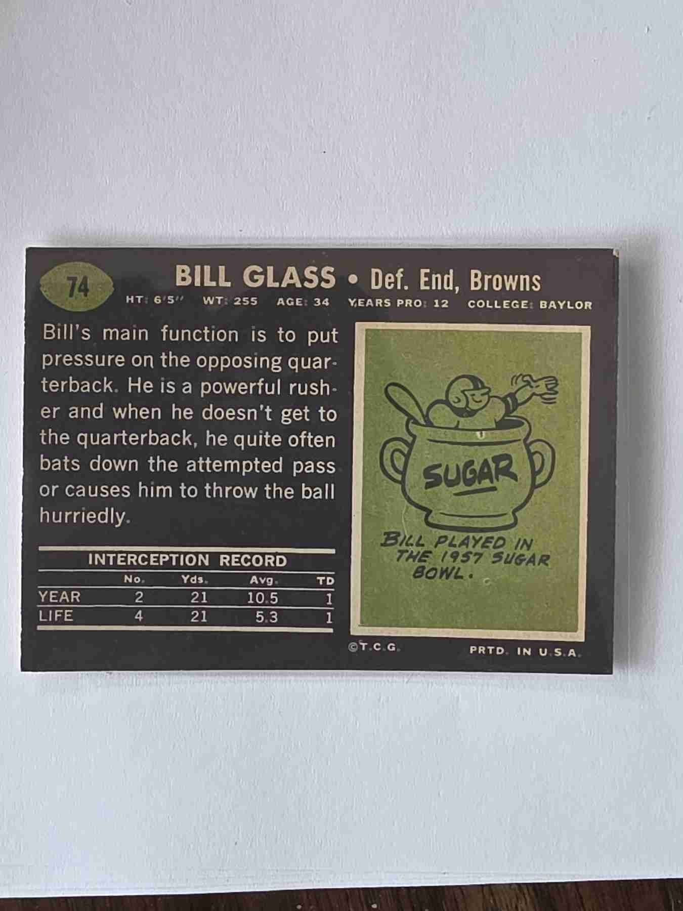Card back