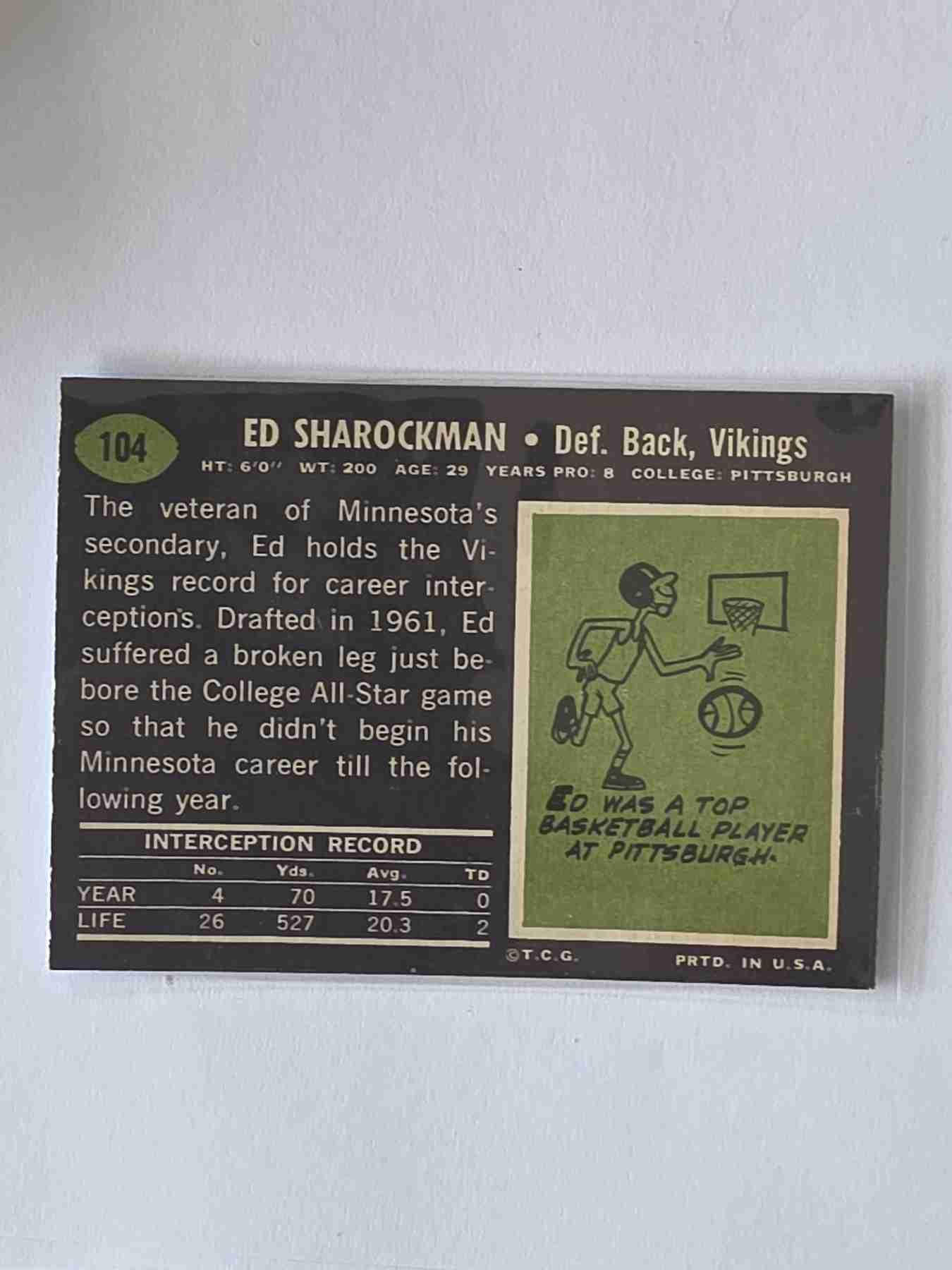 Card back