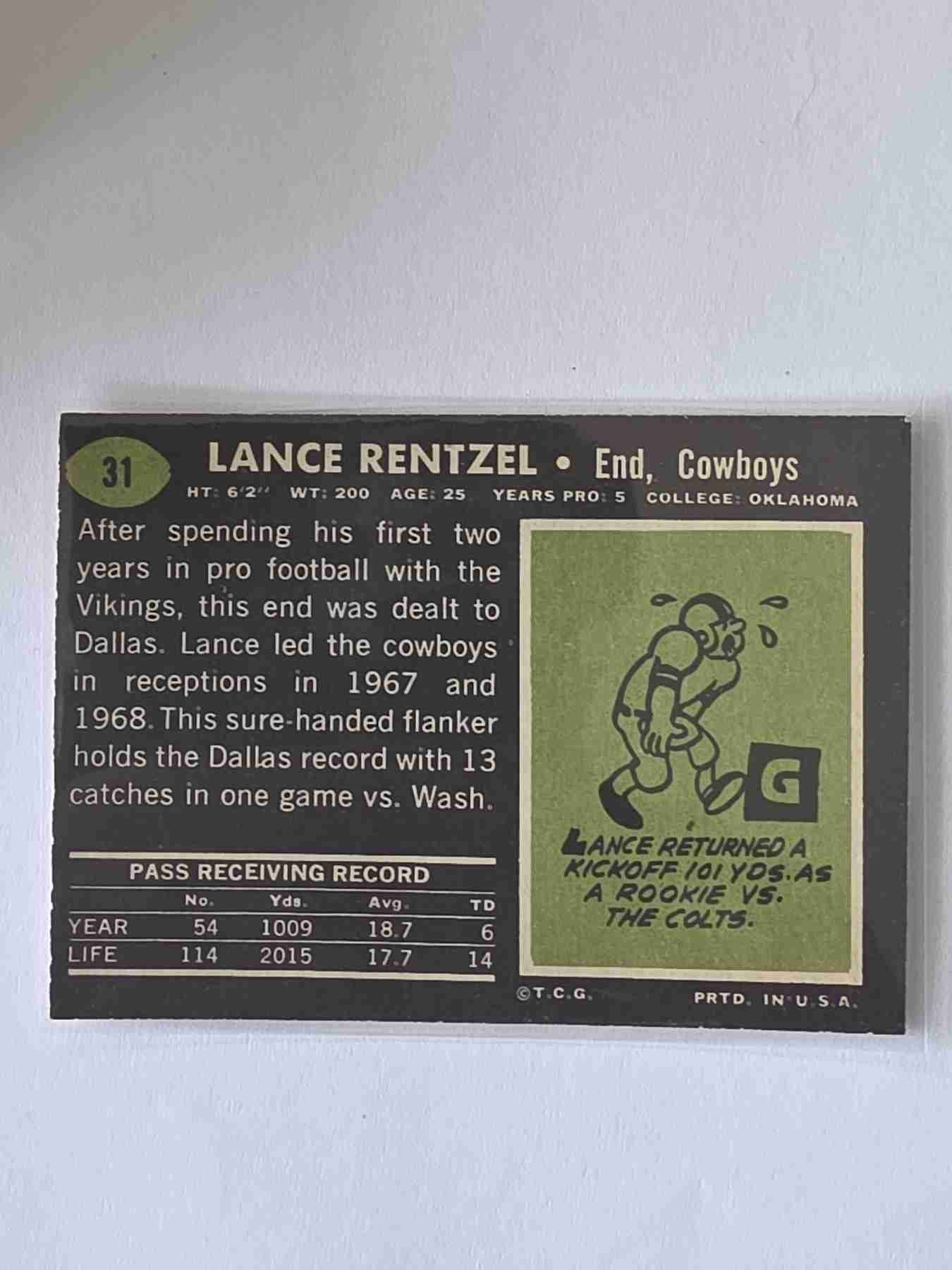 Card back