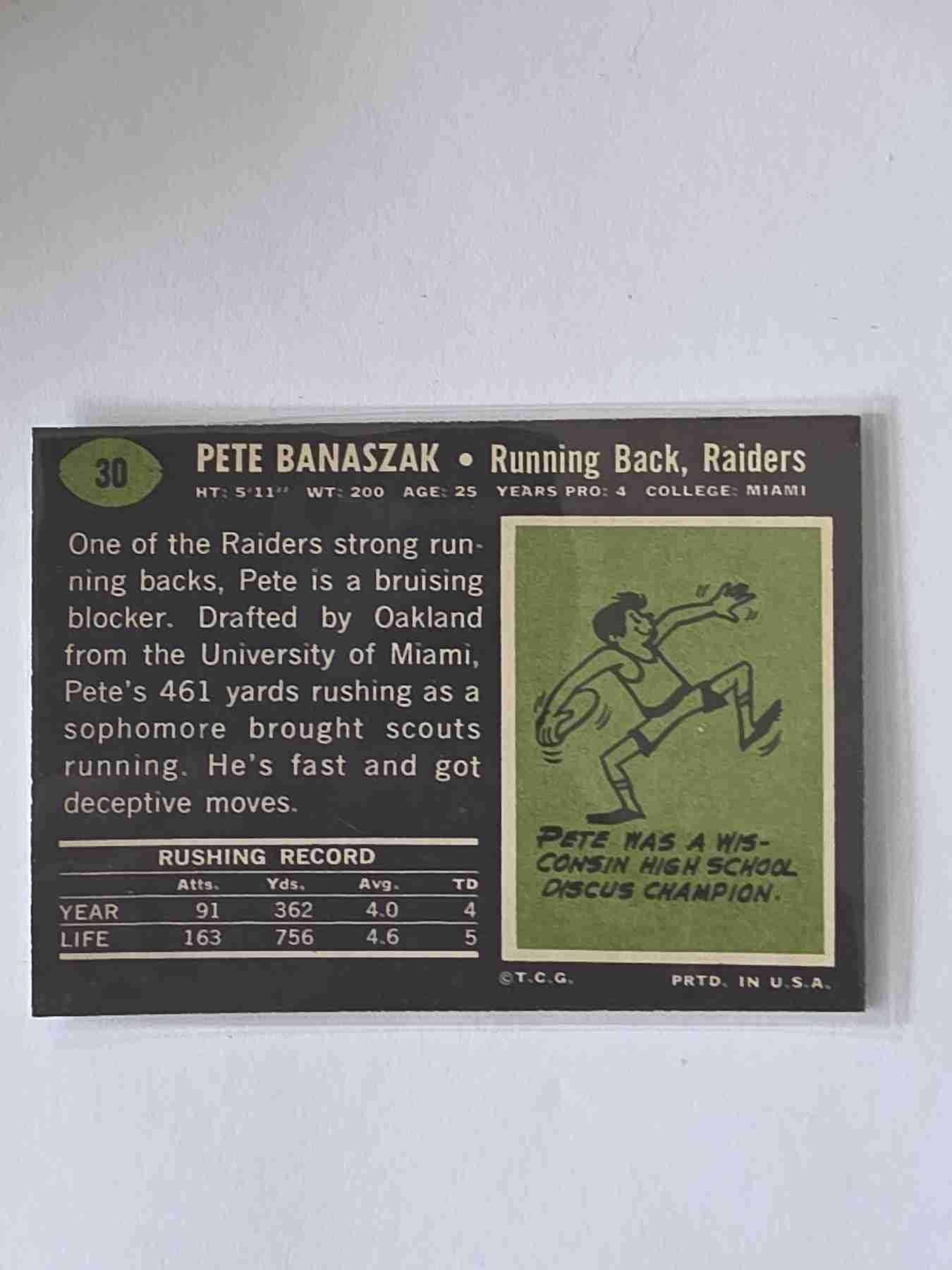 Card back