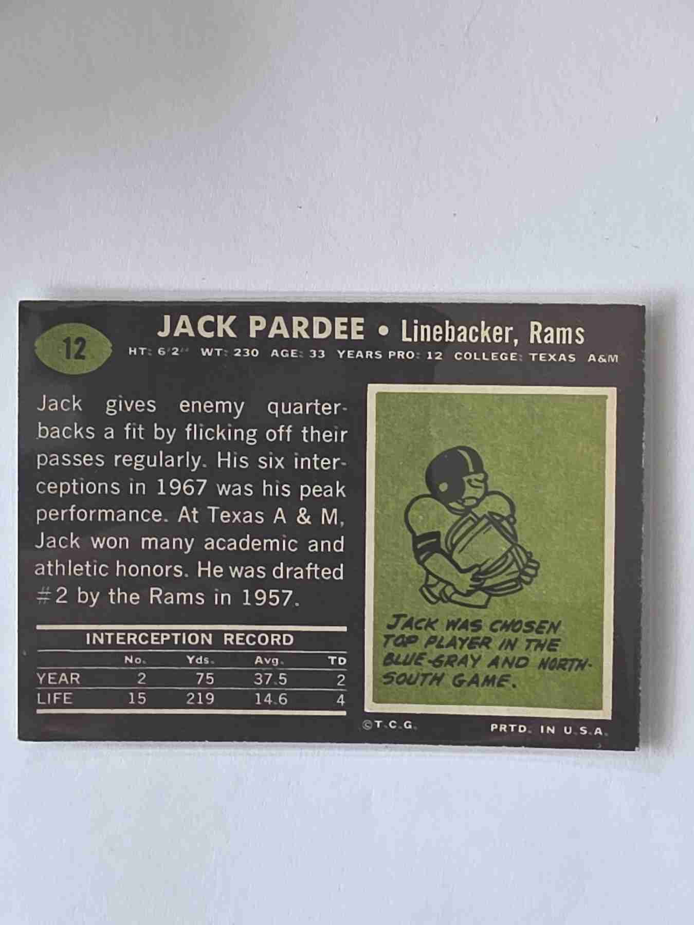 Card back