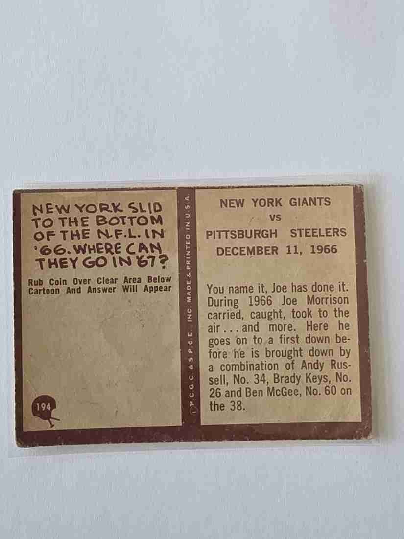 Card back