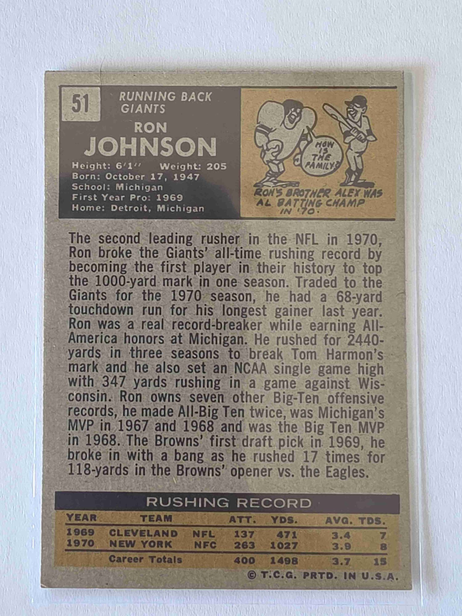 Card back