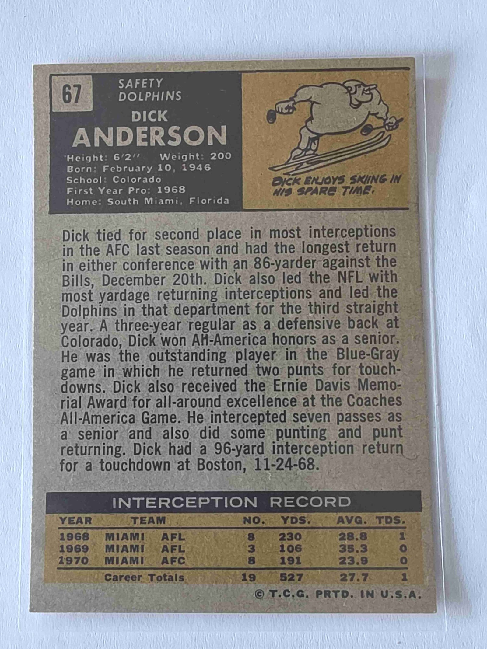 Card back