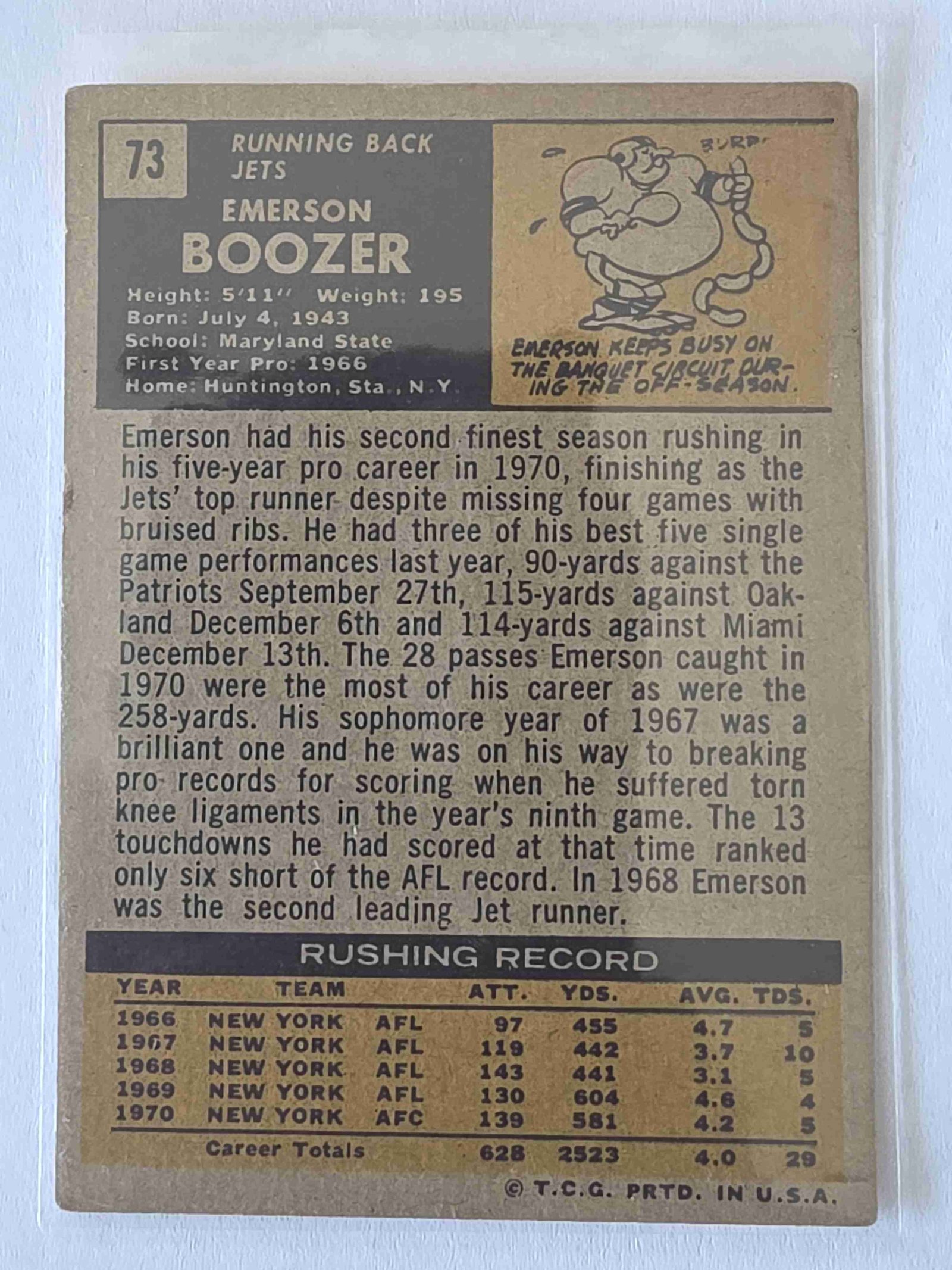 Card back