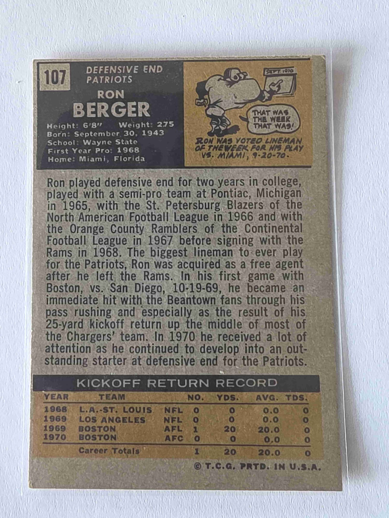 Card back