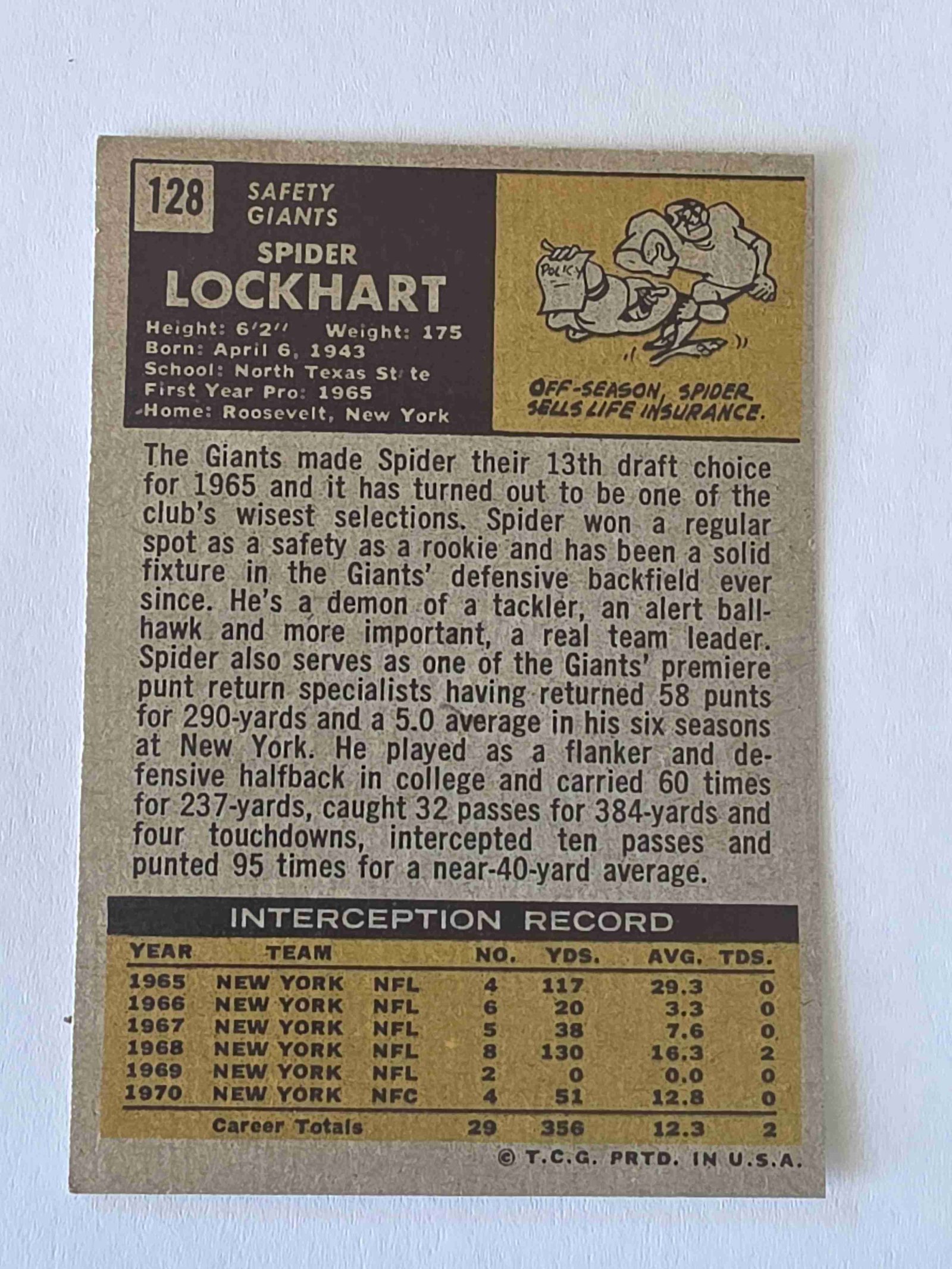 Card back