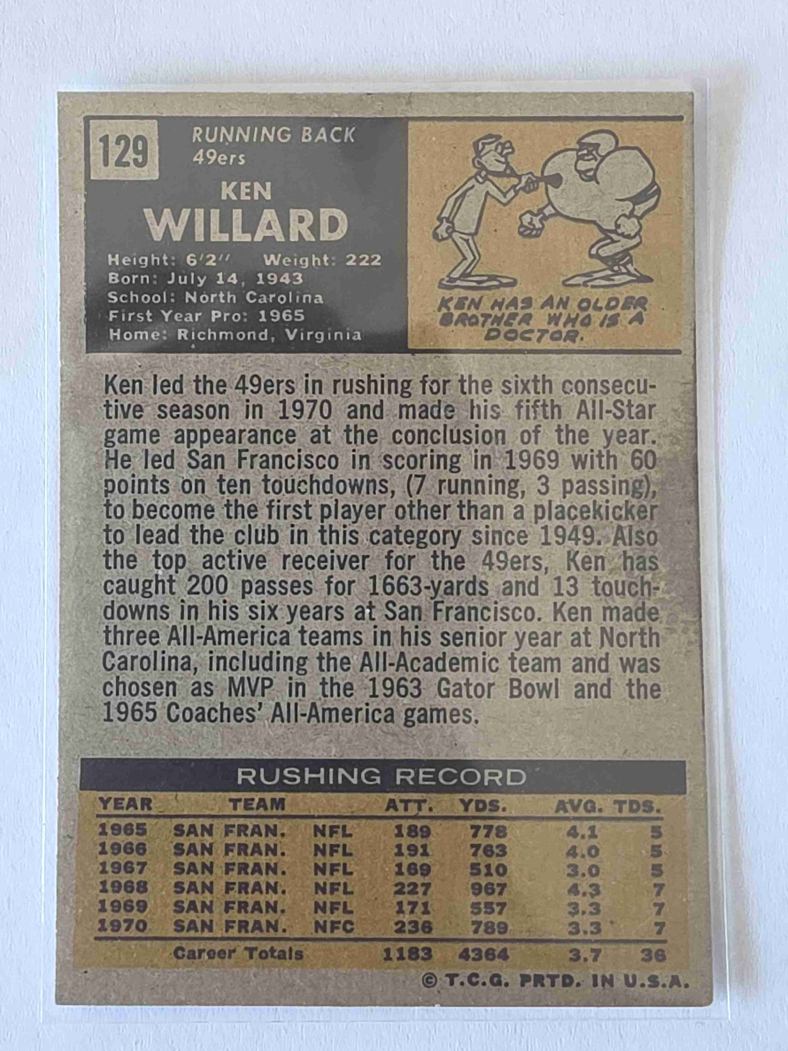 Card back