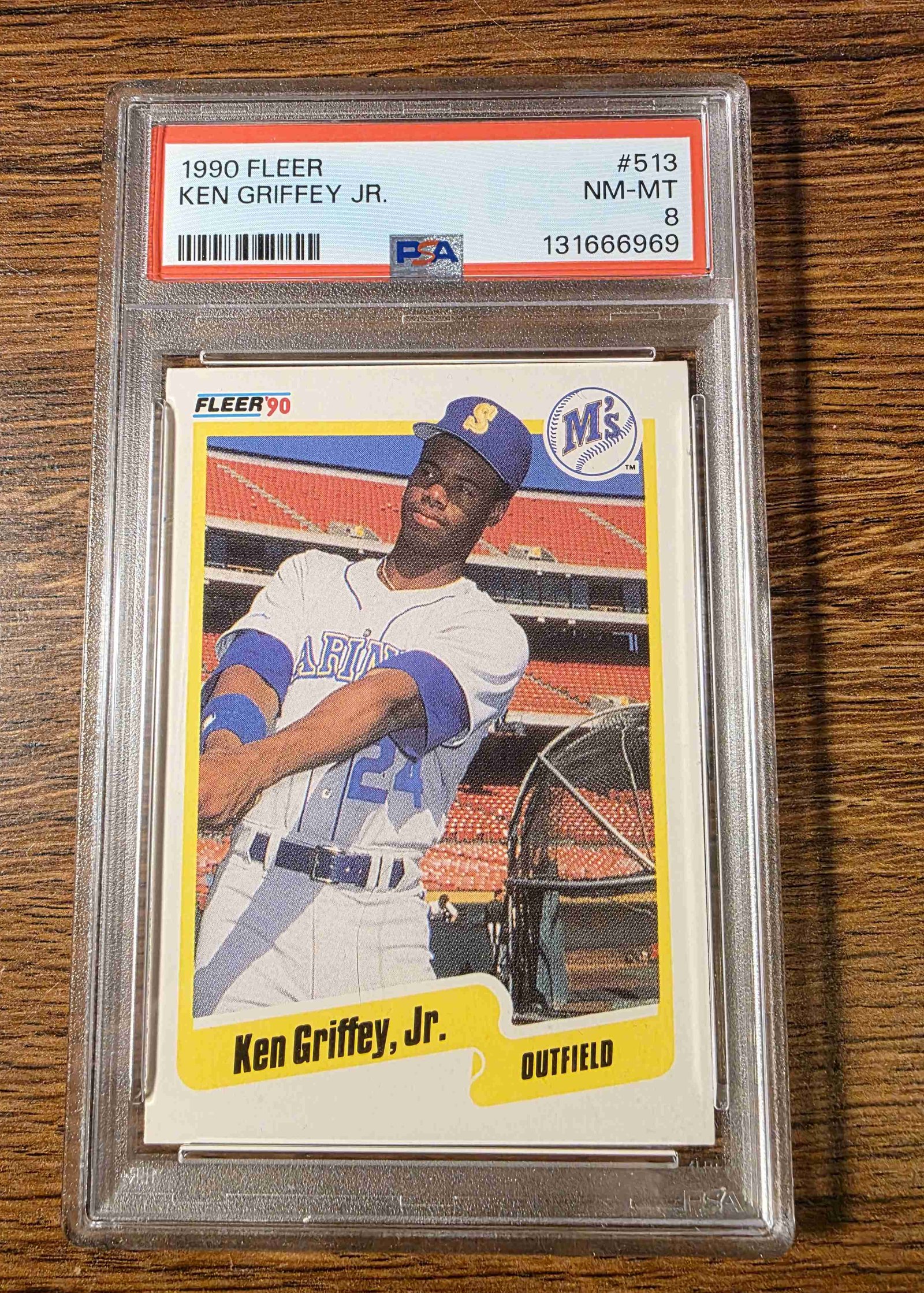 1990 Fleer #513 — Ken Griffey Jr. front