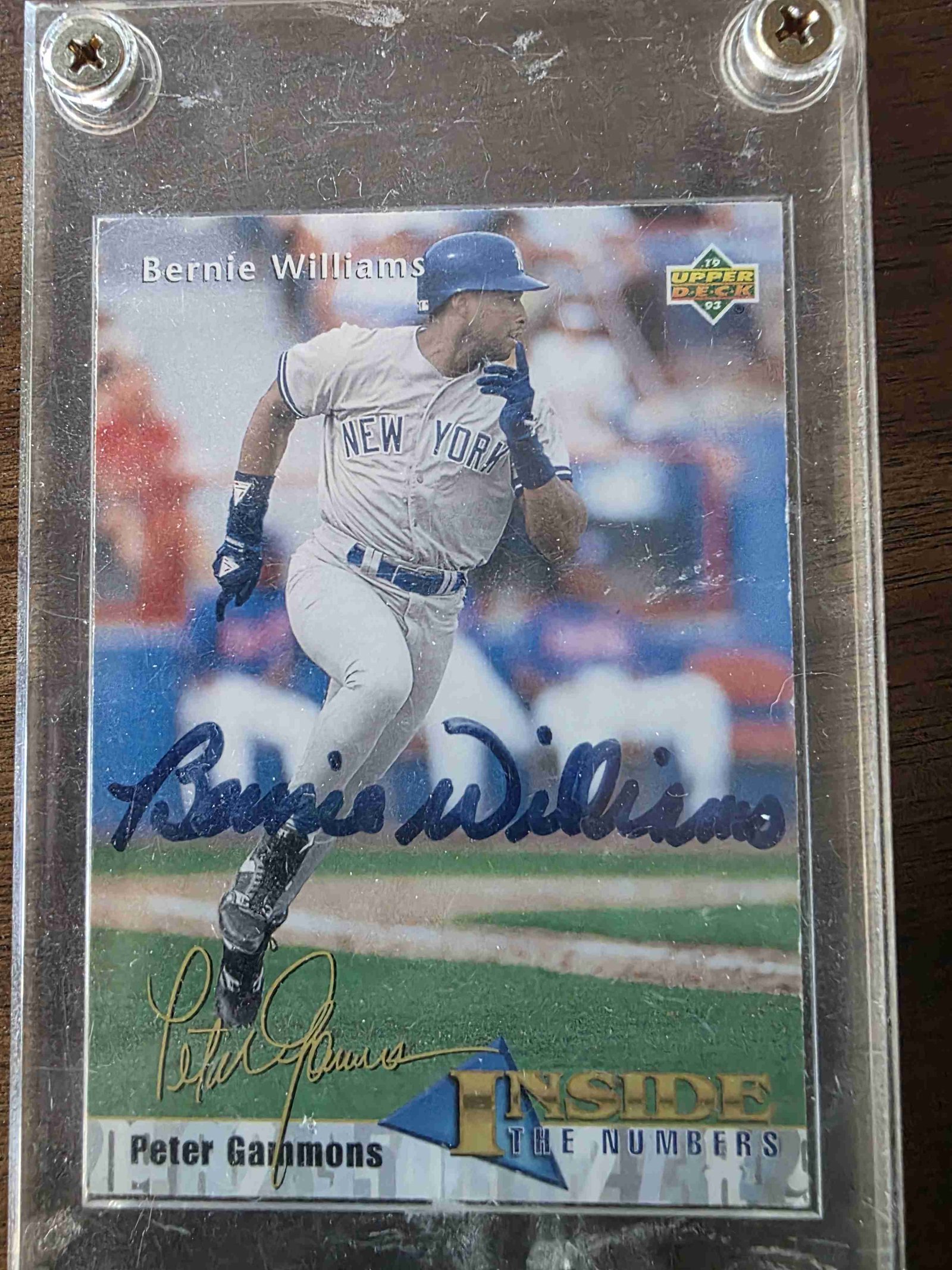 1993 Upper Deck #470 — Bernie Williams front