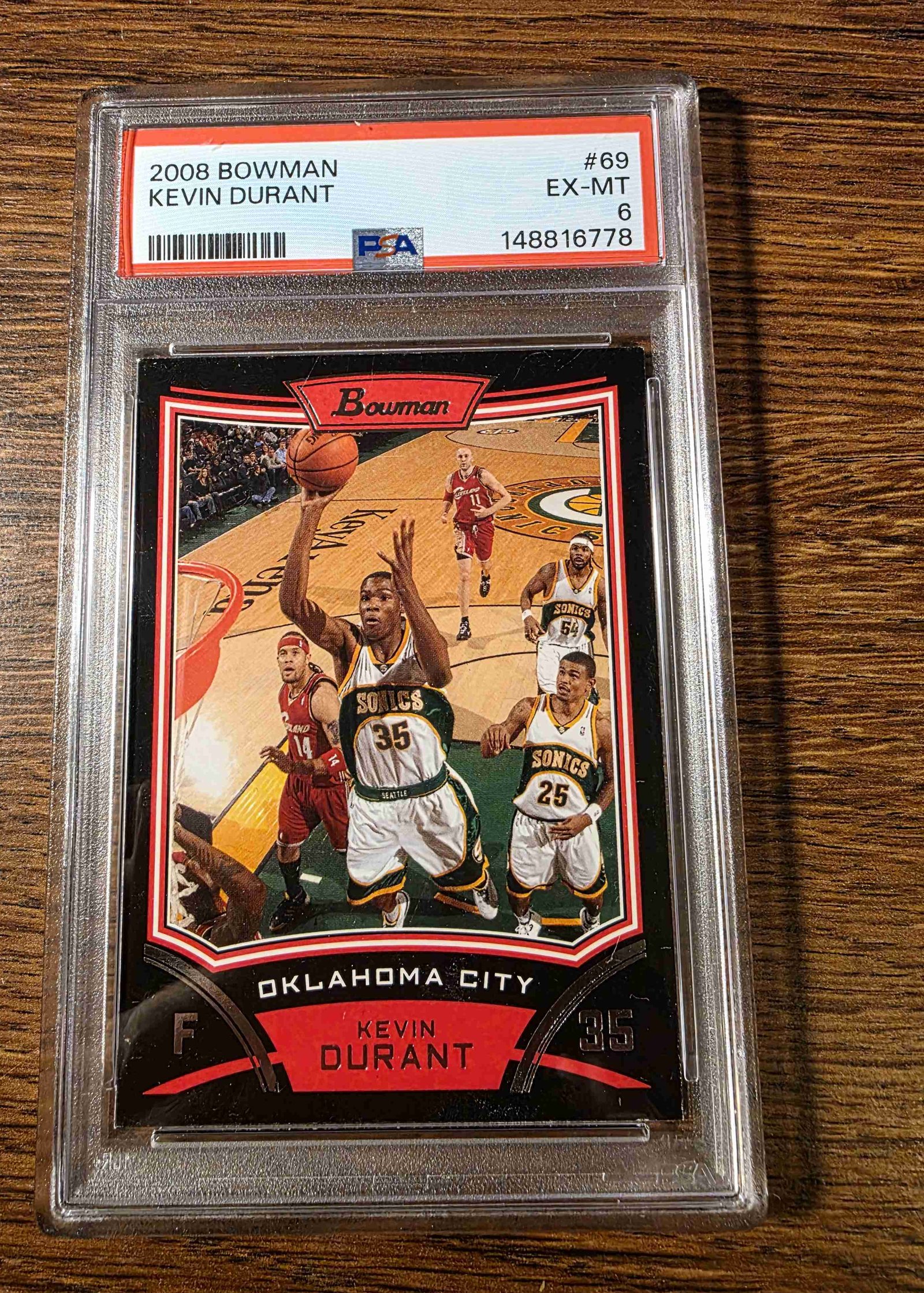 2008 Bowman #69 — Kevin Durant front
