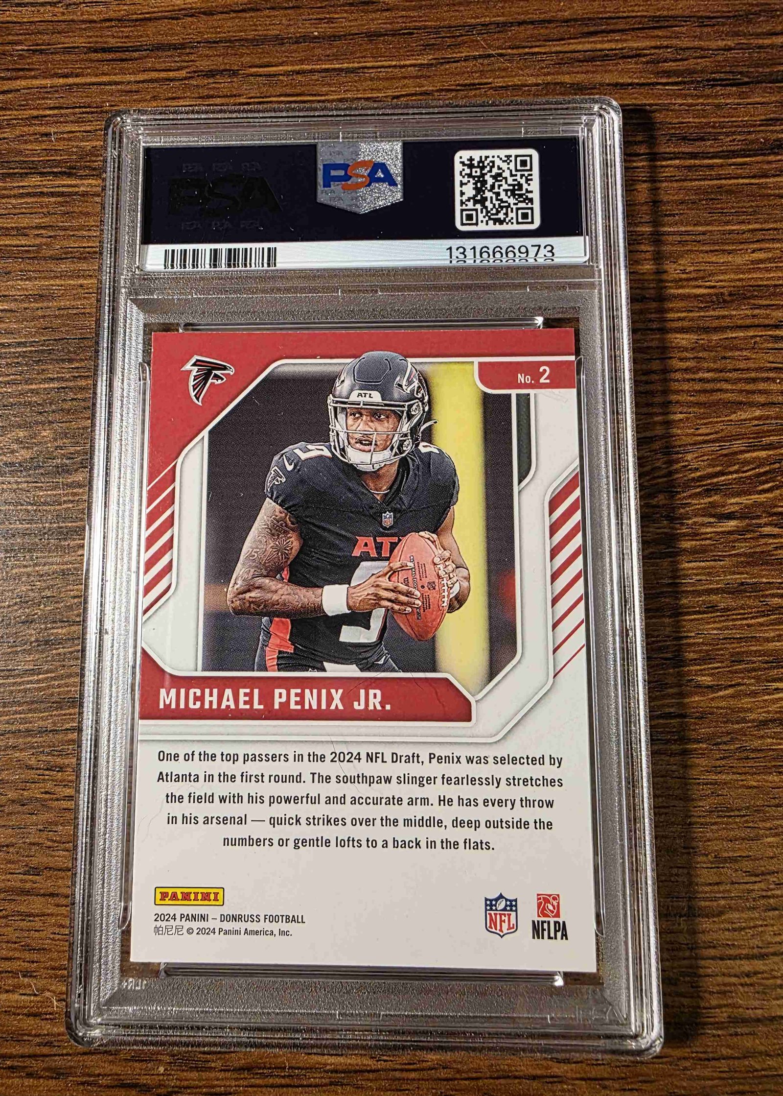 2024 Donruss #2 — Michael Penix Jr. back