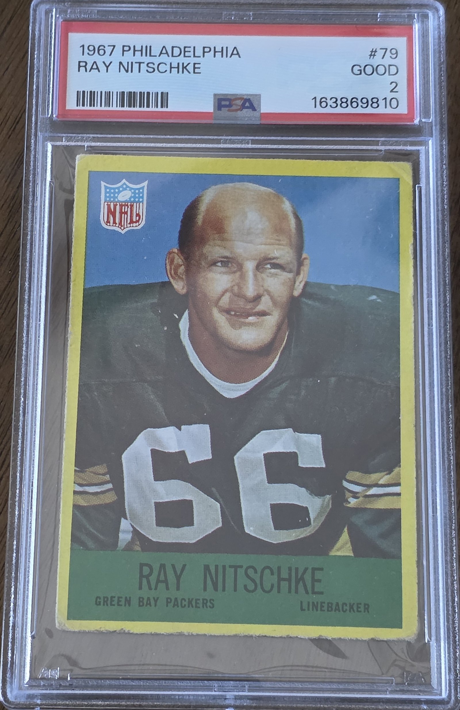 1967 Philadelphia #79 — Ray Nitschke front