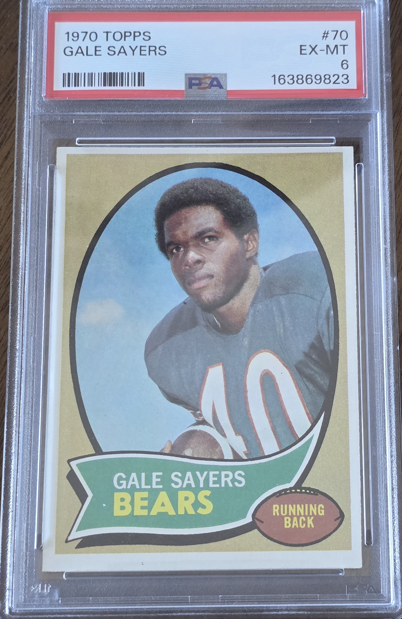 1970 Topps #70 — Gale Sayers front