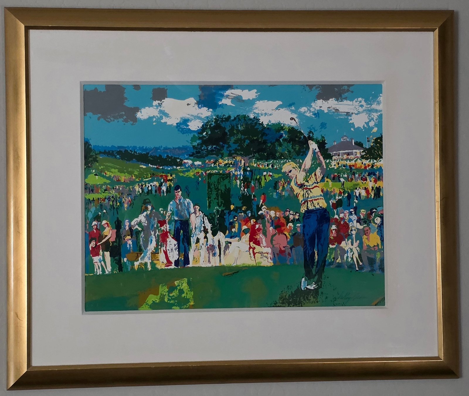 April at Augusta by LeRoy Neiman