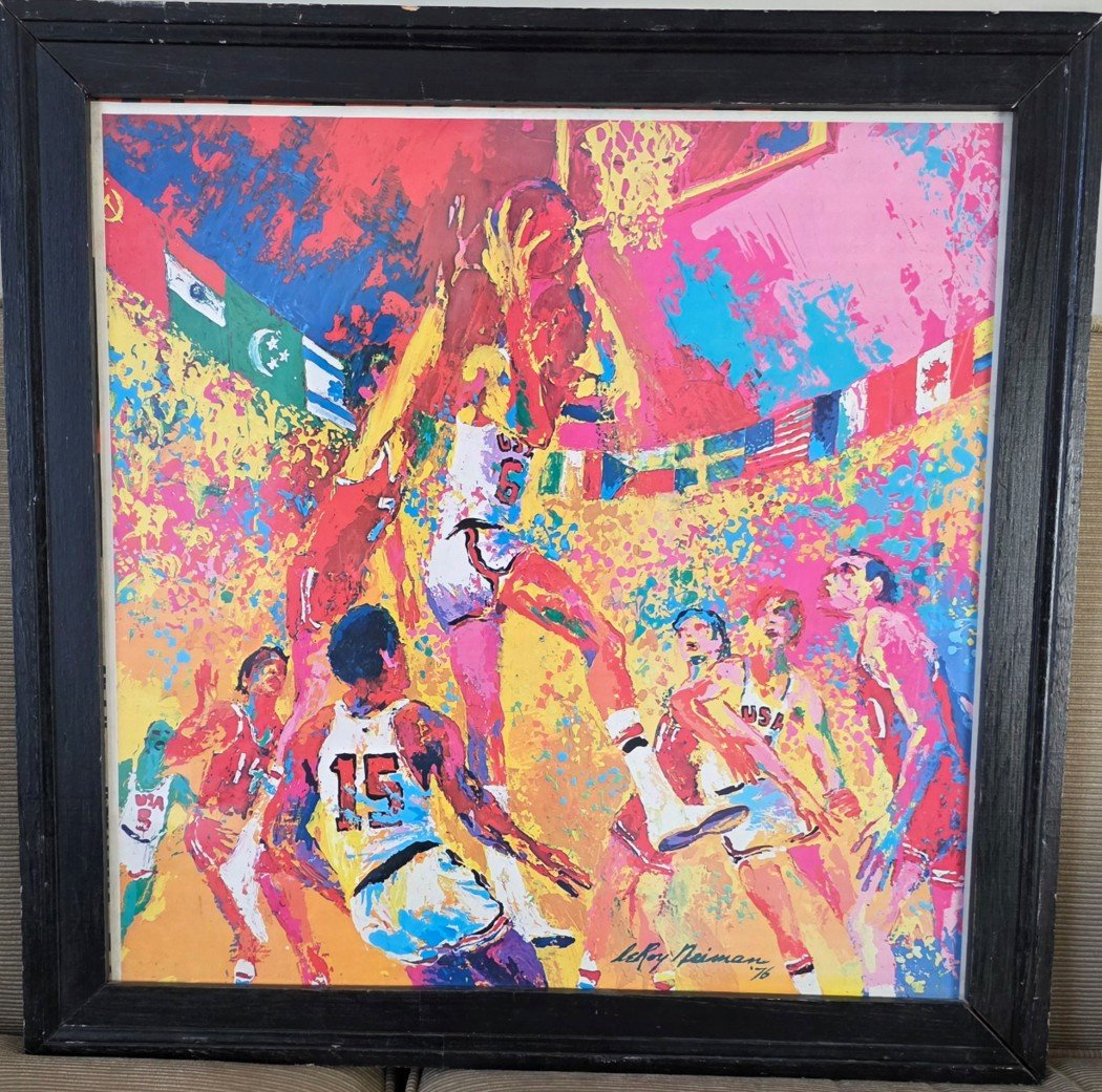 Basketball, 1976 by LeRoy Neiman