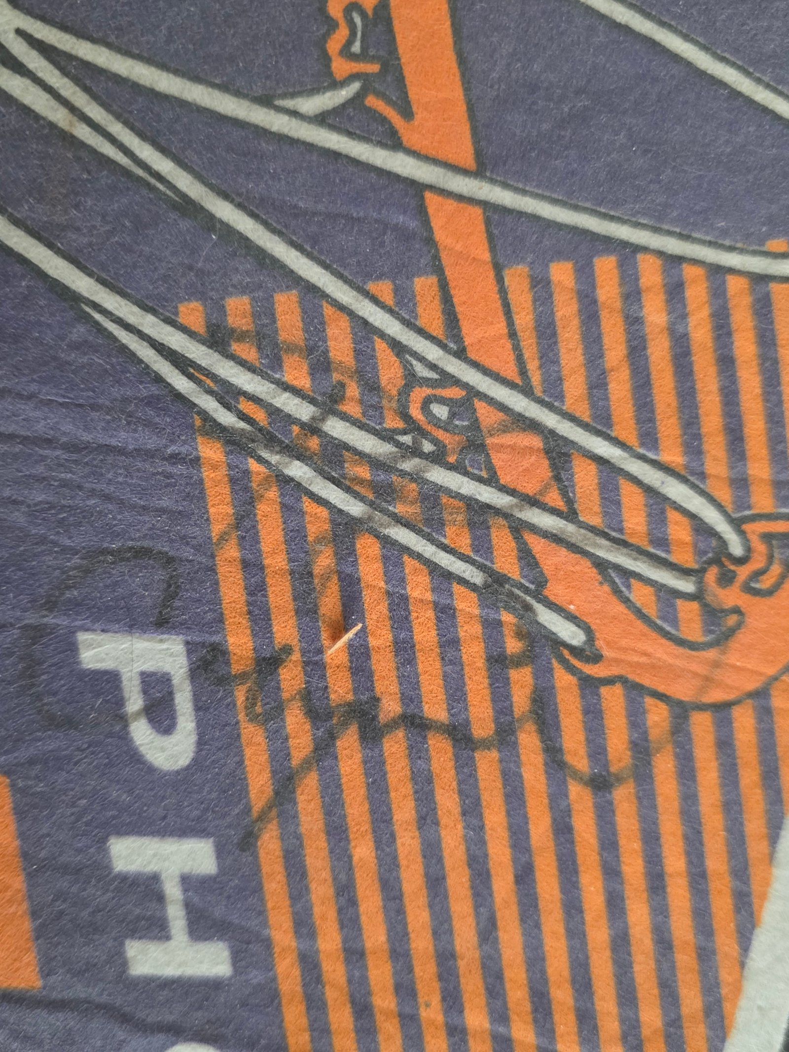 Phoenix Suns Autographed Pennant: Signature detail 9